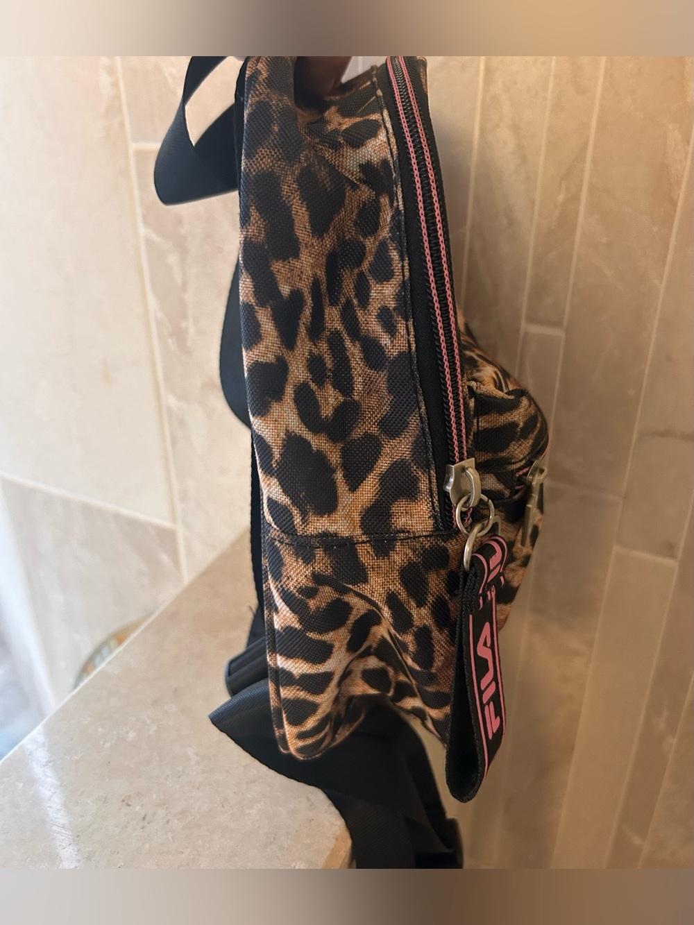 Fila Leopard-Print Mini Backpack - Picture 5 of 7